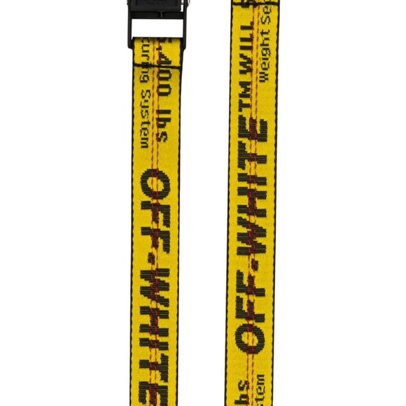 Yellow industrial Off white belt - Picture 2 of 3